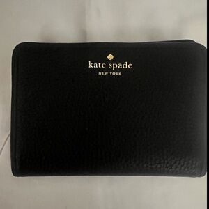 Kate Spade Black Pebbled Leather Wallet